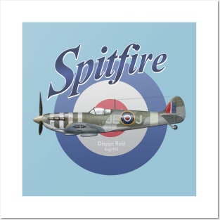 Spitfire Vb Dieppe Raid Posters and Art